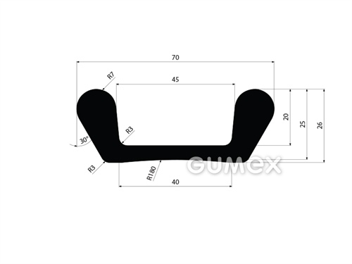 GUMMIPROFILE FÜR WASSERBAUTEN U-FORM
